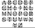 Custom Split Letter Wall Art